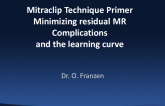 MitraClip Technique Primer: Minimizing Residual MR, Complications, and the Learning Curve