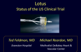 Lotus - Status of the US Clinical Trial and Case Examples