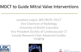 CT - Mitral Assessment to Guide Intervention: A View to the Future