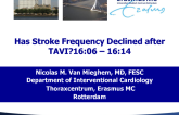 Has Stroke Frequency Declined After TAVR?