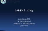 SAPIEN 3 Sizing Considerations: The Concept of True Sizing and Balloon-Volume Reduction