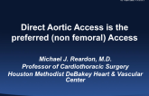 Direct Aortic is Clearly Superior to Transapical!