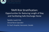 TAVR Risk Stratification: Opportunities for Reducing Length of Stay and Facilitating Safe Discharge Home