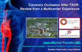 Coronary Occlusion After TAVR: Review from a Multicenter Experience