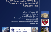 Can PVR Improve After TAVR? Timecourse and Insights from the US CoreValve Trials