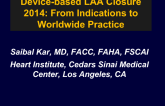 Device-based LAA Closure 2014: From Indications to Worldwide Practice