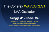 The Coherex WAVECREST: LAA Occluder