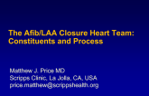 The Afib-LAA Closure Heart Team: Constituents and Process
