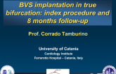 BVS implantation in true bifurcation: index procedure and 8 months follow-up