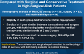 Survival of Transcatheter Mitral Valve Repair Compared with Surgical and Conservative Treatment in High-Surgical-Risk Patients