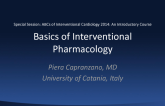 Basics of Interventional Pharmacology