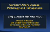 Coronary Artery Disease: Pathology and Pathogenesis