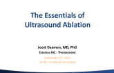 Essentials of Ultrasound Ablation
