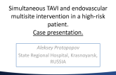 Case #1: Simultaneous TAVI and Endovascular Multiregional Intervention in a High-Risk Patient