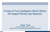 A Case of True Cardiogenic Shock Where No Support Device was Required