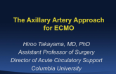 The Subclavian Artery Approach for ECMO
