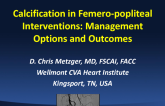 Calcification in Femoropopliteal Intervention: Management Options and Outcomes