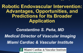Robotic Endovascular Intervention: Advantages, Opportunities, and Predictions for Its Broader Application