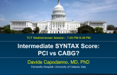 Intermediate Syntax Score: PCI vs CABG?