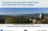 Prognosis of Secondary MR in Heart Failure: New Insights from the Italian Registry