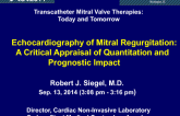 Echocardiography of Mitral Regurgitation: A Critical Appraisal of Quantification and Prognostic Impact