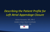 Describing the Patient Profile for Left Atrial Appendage Closure