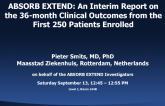TCT 615: ABSORB EXTEND: An Interim Report on the 36-Month Clinical Outcomes from the First 250 Patients Enrolled