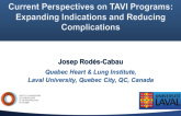 Current Perspectives on TAVI Programs: Expanding Indications and Reducing Complications