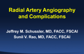 Radial Access and Related Complications
