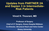 Updates from PARTNER 2A and Sapien 3 in Intermediate-Risk Patients