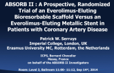 ABSORB II: A Prospective, Randomized Trial of an Everolimus-Eluting Bioresorbable Scaffold Versus an Everolimus-Eluting Metallic Stent in Patients with Coronary Artery Disease