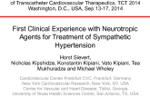 TCT 404: First Clinical Experience with Neurotropic Agents for Treatment of Sympathetic Hypertension