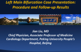 Left Main Bifurcation Case Presentation: Procedure and Follow-up Results