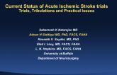 Current Status of Acute Stroke Therapy: Trials, Tribulations, and Practical Issues