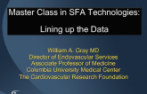 Master Class in SFA Technologies: Lining up the Data