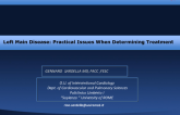 Left Main Disease: Practical Issues When Determining Treatment