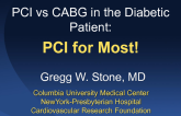 PCI vs CABG: PCI for Most!