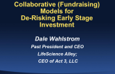 Collaborative Funding Models for De-Risking Investment in Early Stage Technologies
