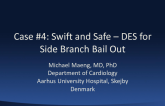 Case #4: Swift and Safe  DES for Side Branch Bail Out