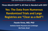 Yes: The Data from Numerous Randomized Trials and Large Registries are Clear as a Bell!