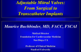 Adjustable Valves (Micardia and Others): From Surgical to Transcatheter Implants