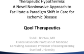 Therapeutic Hypothermia: A Novel Noninvasive Approach to Facilitate a Paradigm Shift in Care for Ischemic Disease