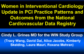 Women in Interventional Cardiology: Update in PCI Practice Patterns and Outcomes From the National Cardiovascular Data Registry