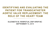 Identifying and Evaluating the TAVR Patient: Role of the Heart Team