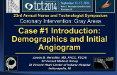 Case #1 Introduction: Demographics and Initial Angiogram