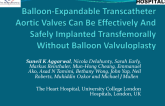 Balloon-Expandable Transcatheter Aortic Valves Can Be Effectively And Safely Implanted Transfemorally Without Balloon Valvuloplasty