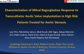Characterization of the Impact of Transcatheter Aortic Valve Implantation on Mitral Regurgitation Regression in High Risk Patients With Aortic Stenosis