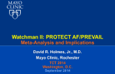 Watchman II: PROTECT-AF/PREVAIL Meta-analysis and Implications