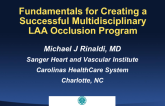 Fundamentals for Creating of a Successful Multidisciplinary LAA Occlusion Program