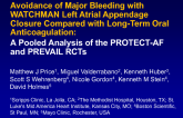 TCT 171: Avoidance of Major Bleeding with WATCHMAN Left Atrial Appendage Closure Compared with Long-term Oral Anticoagulation: A Pooled Analysis of Randomized Trials